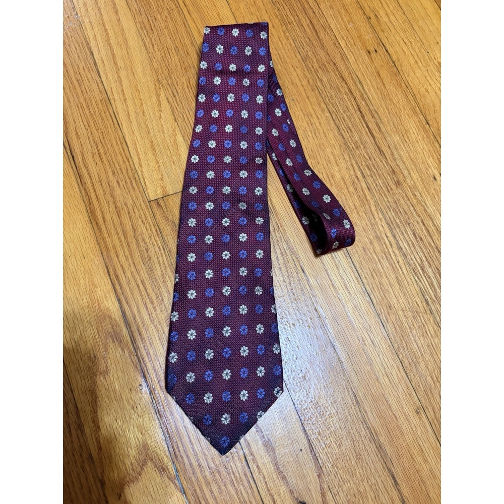 Valentino 100% Silk Handmade Tie Made In Italy